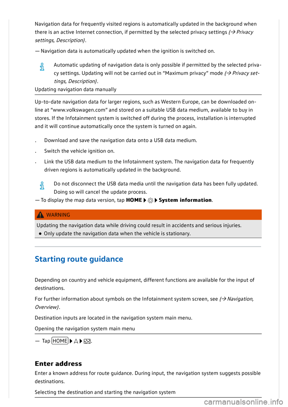 VOLKSWAGEN GOLF MK8 2020  Owners Manual 