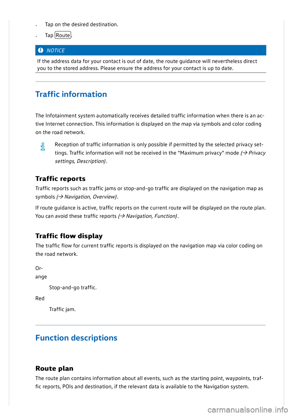 VOLKSWAGEN GOLF MK8 2020  Owners Manual 
