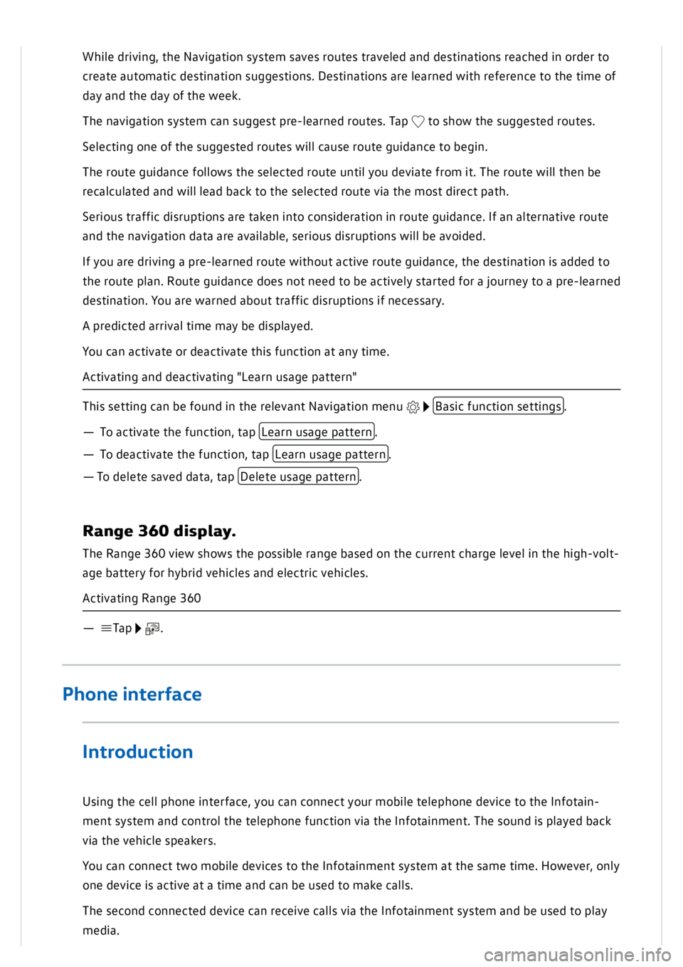 VOLKSWAGEN GOLF MK8 2020  Owners Manual 