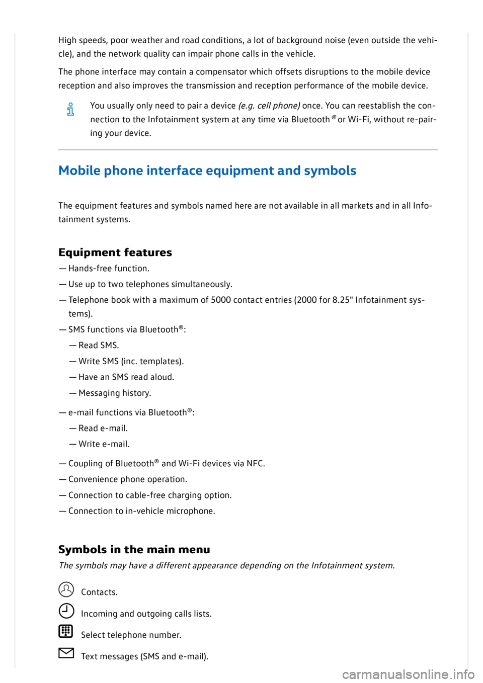 VOLKSWAGEN GOLF MK8 2020  Owners Manual 
