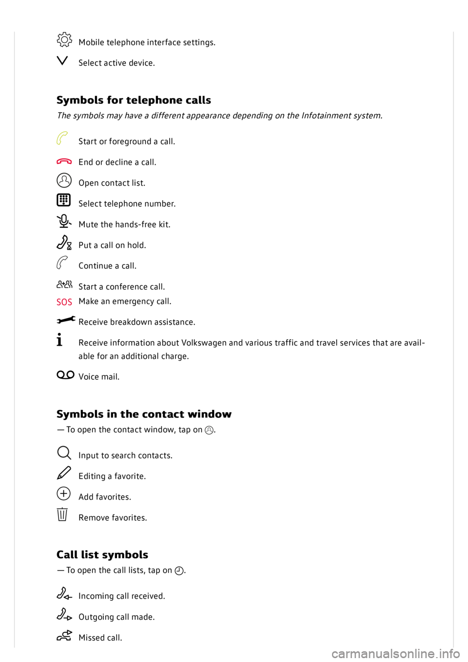 VOLKSWAGEN GOLF MK8 2020  Owners Manual 