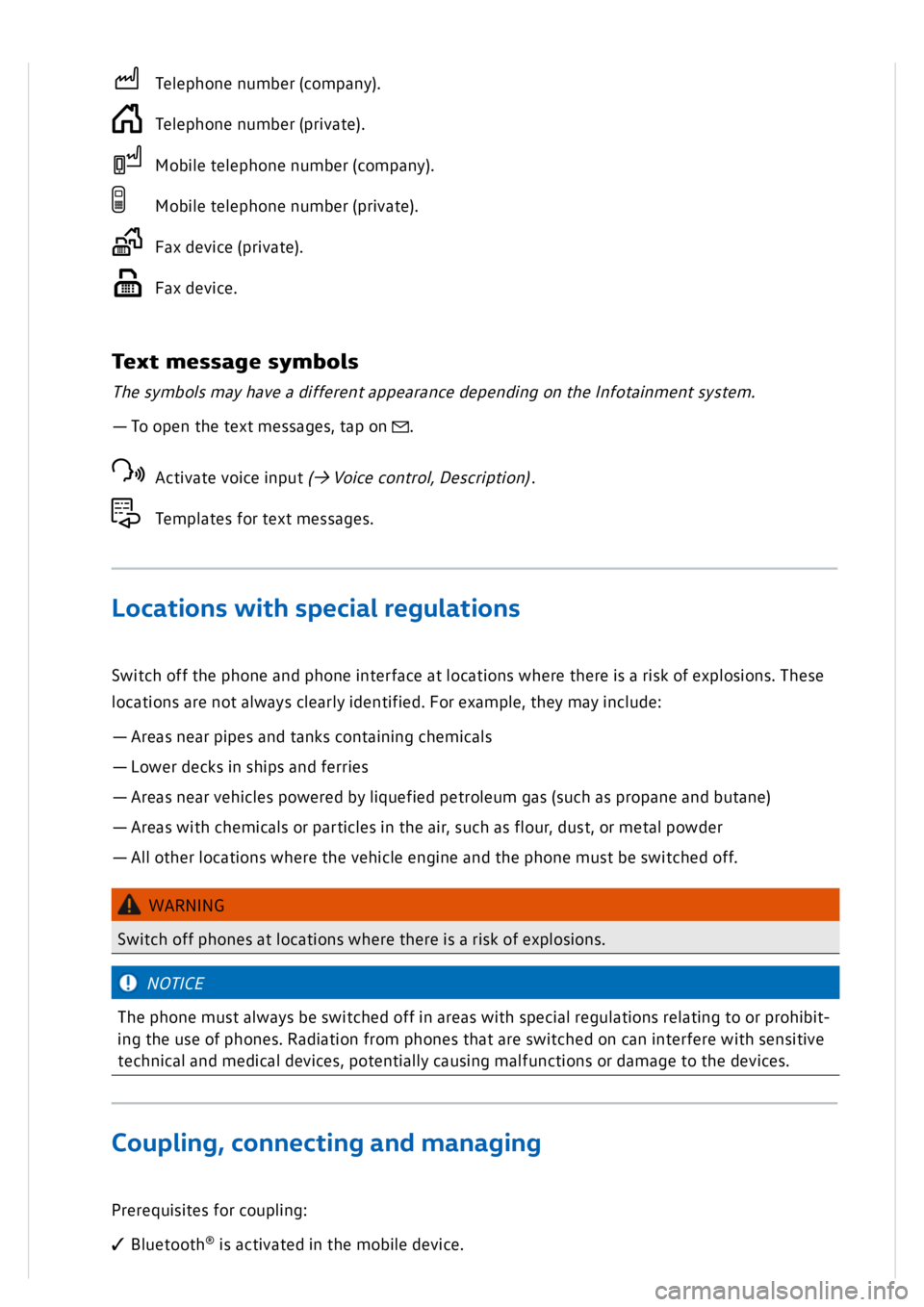 VOLKSWAGEN GOLF MK8 2020  Owners Manual 