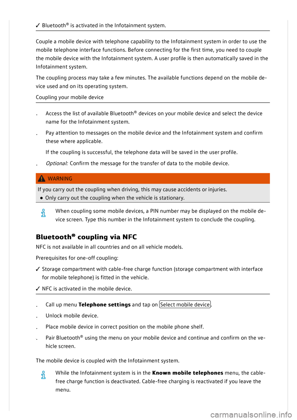 VOLKSWAGEN GOLF MK8 2020  Owners Manual 