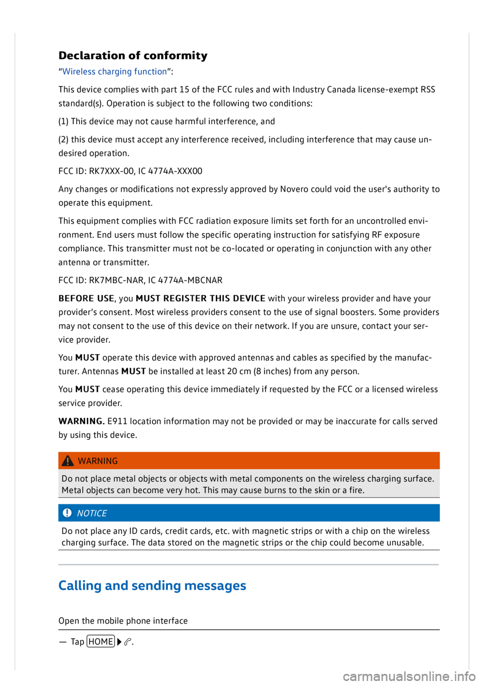 VOLKSWAGEN GOLF MK8 2020  Owners Manual 