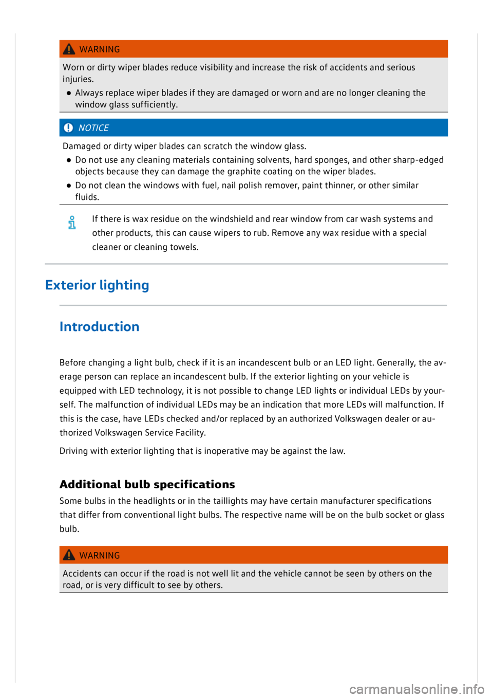 VOLKSWAGEN GOLF MK8 2020  Owners Manual 