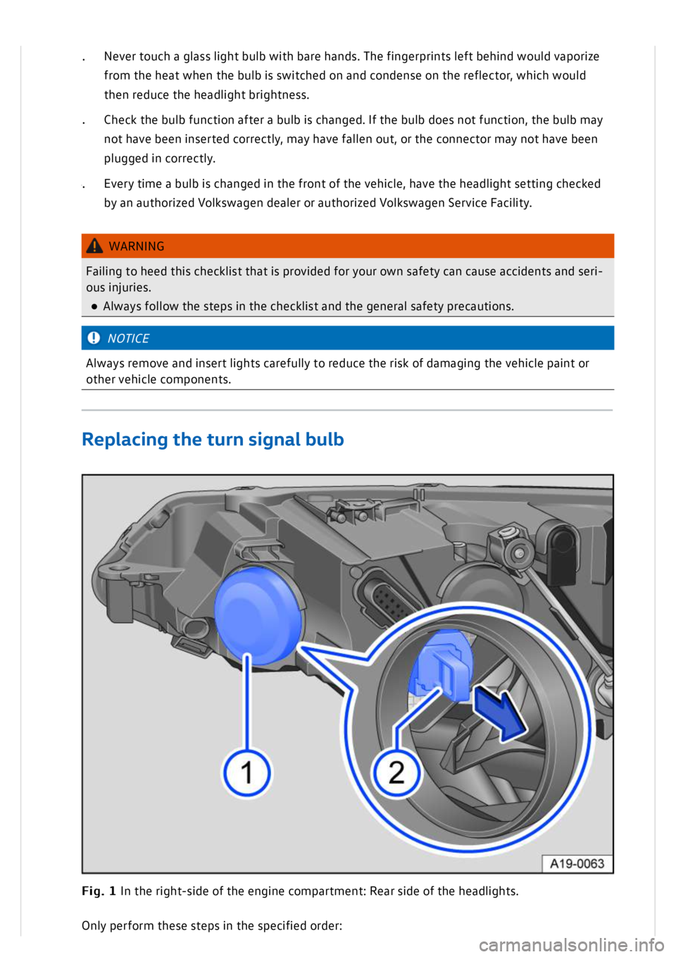 VOLKSWAGEN GOLF MK8 2020  Owners Manual 