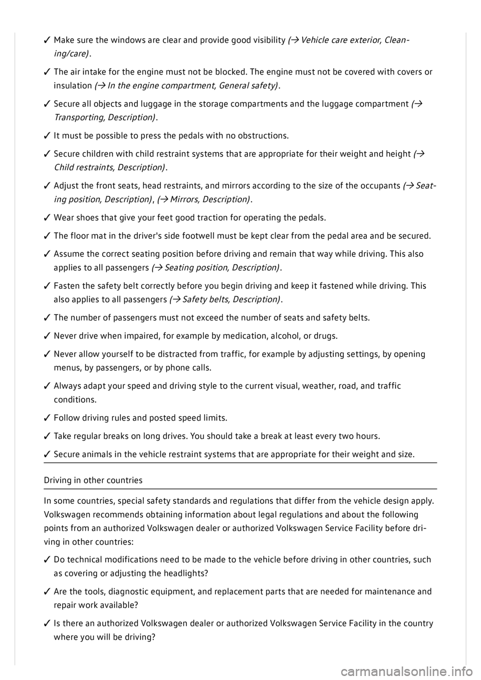 VOLKSWAGEN GOLF MK8 2020  Owners Manual 