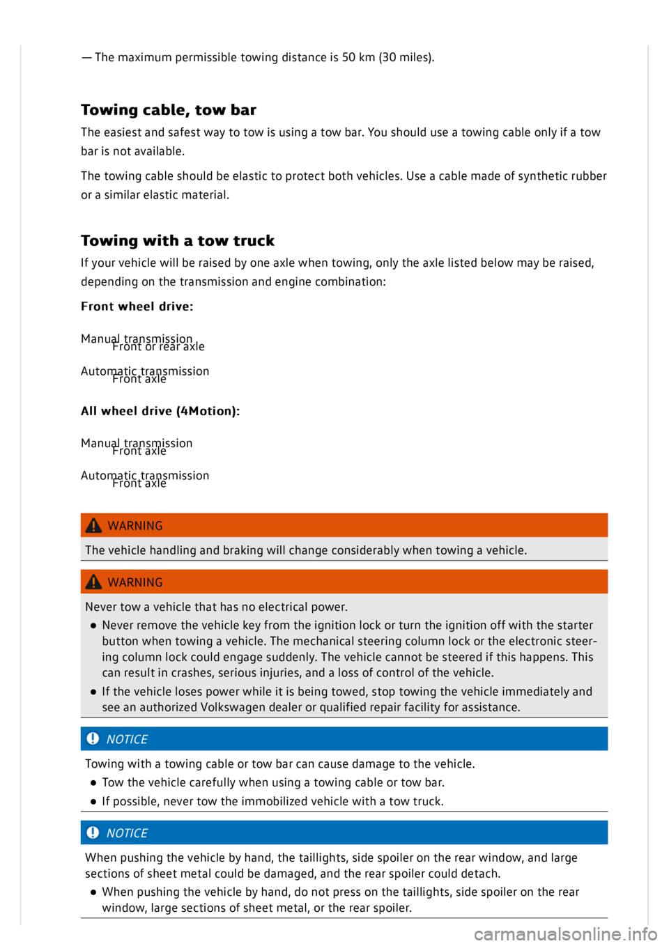 VOLKSWAGEN GOLF MK8 2020  Owners Manual 