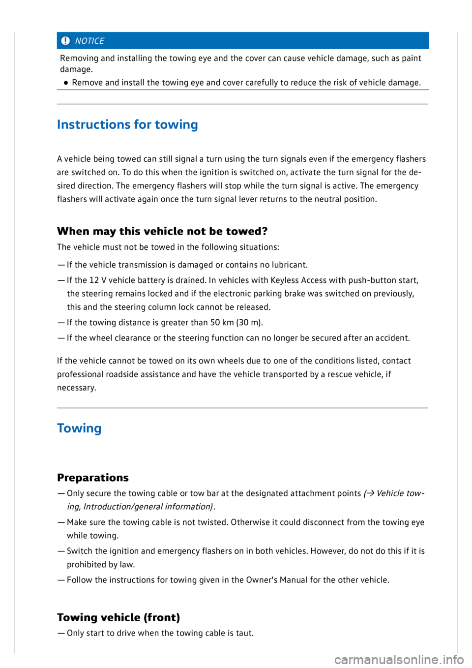 VOLKSWAGEN GOLF MK8 2020  Owners Manual 