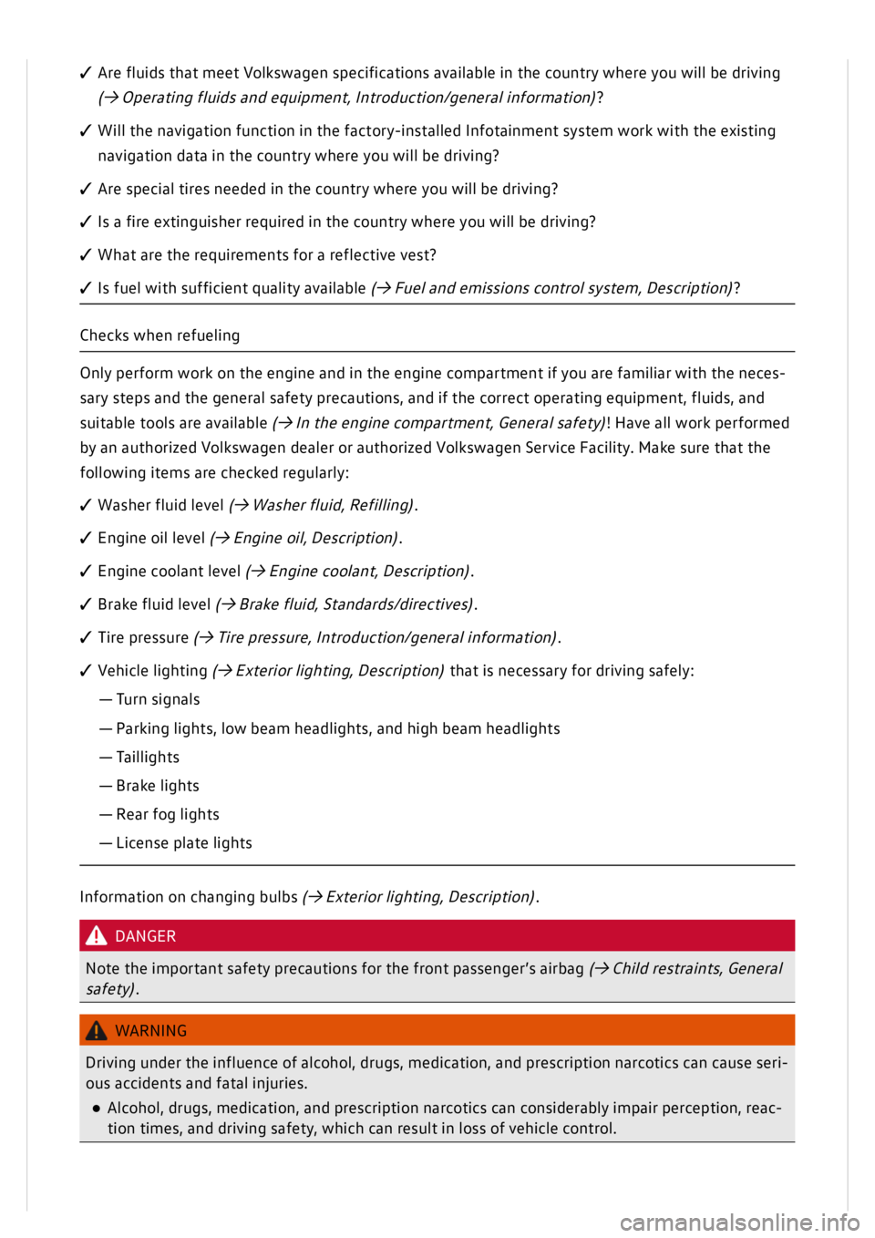 VOLKSWAGEN GOLF MK8 2020  Owners Manual 