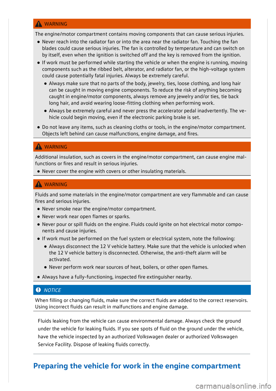 VOLKSWAGEN GOLF MK8 2020  Owners Manual 
