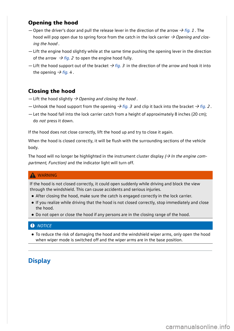 VOLKSWAGEN GOLF MK8 2020  Owners Manual 