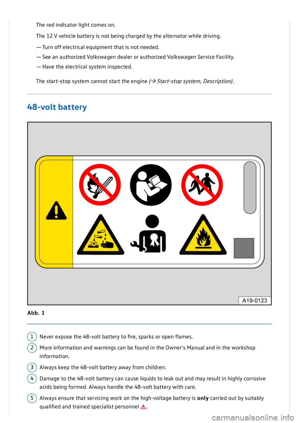 VOLKSWAGEN GOLF MK8 2020  Owners Manual 