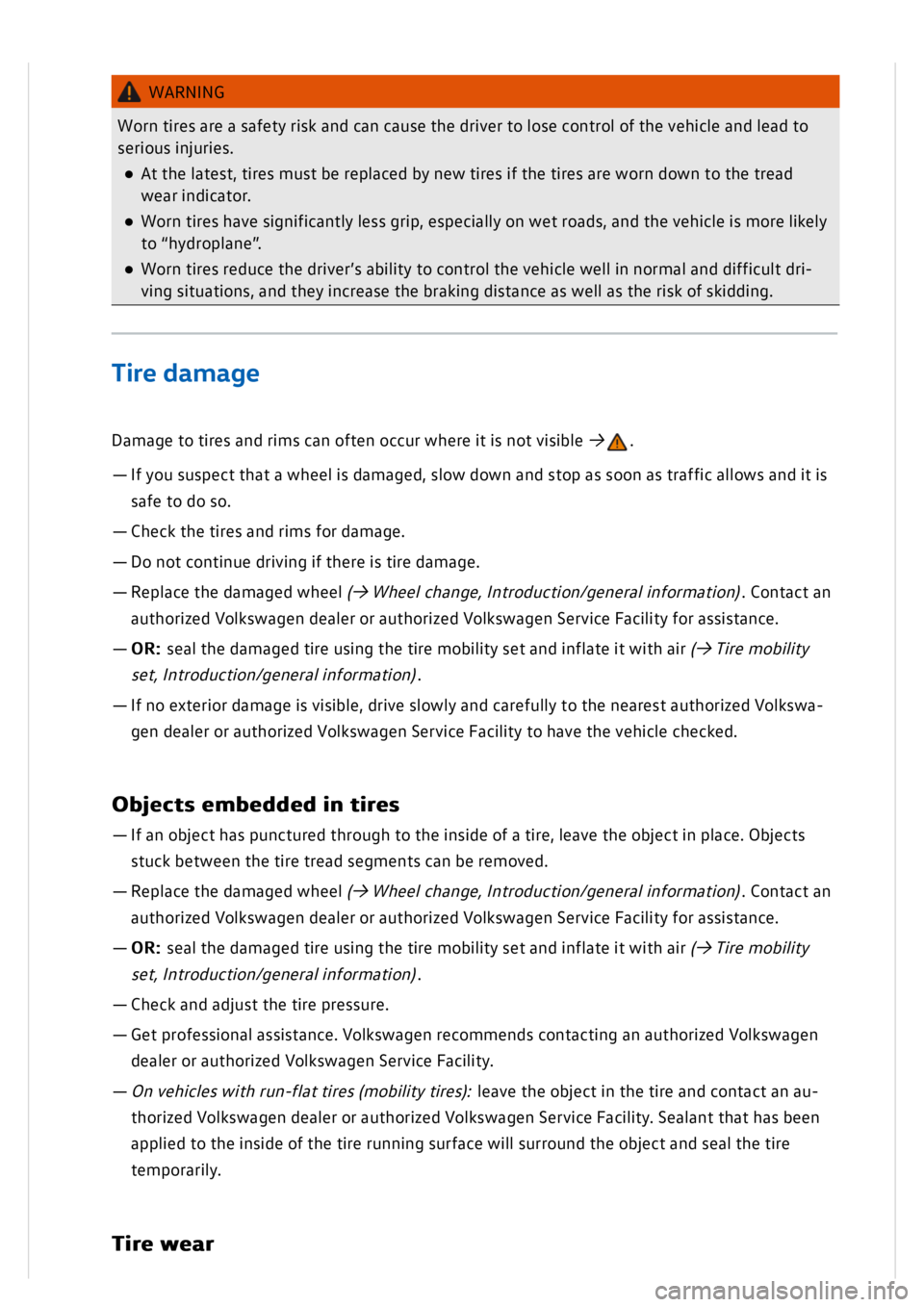 VOLKSWAGEN GOLF MK8 2020  Owners Manual 