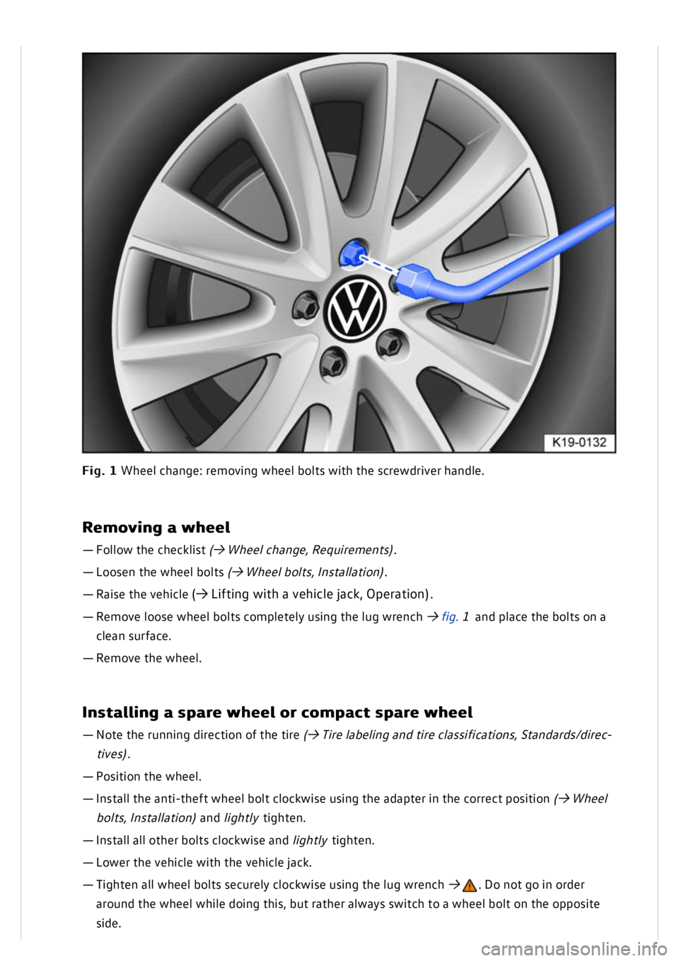 VOLKSWAGEN GOLF MK8 2020  Owners Manual 