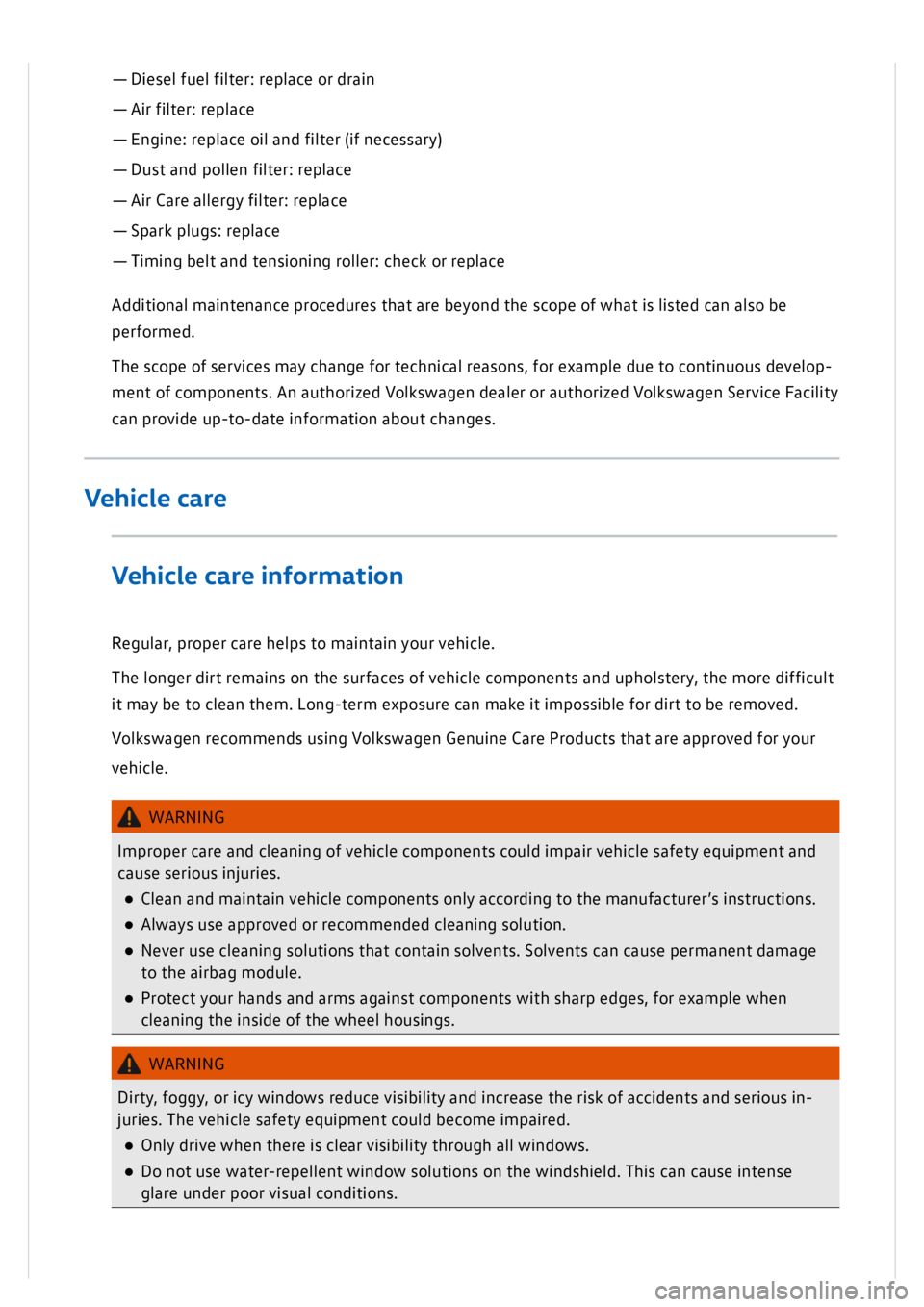 VOLKSWAGEN GOLF MK8 2020  Owners Manual 