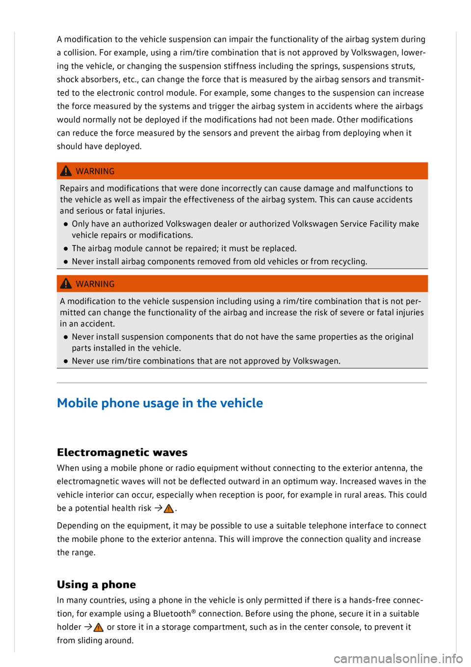 VOLKSWAGEN GOLF MK8 2020  Owners Manual 