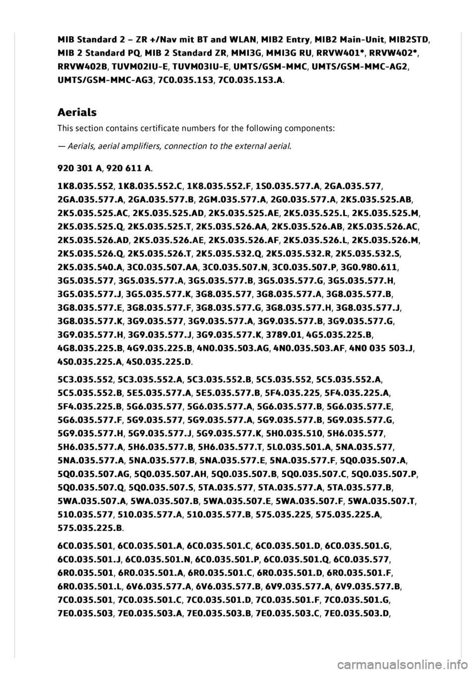 VOLKSWAGEN GOLF MK8 2020  Owners Manual 
