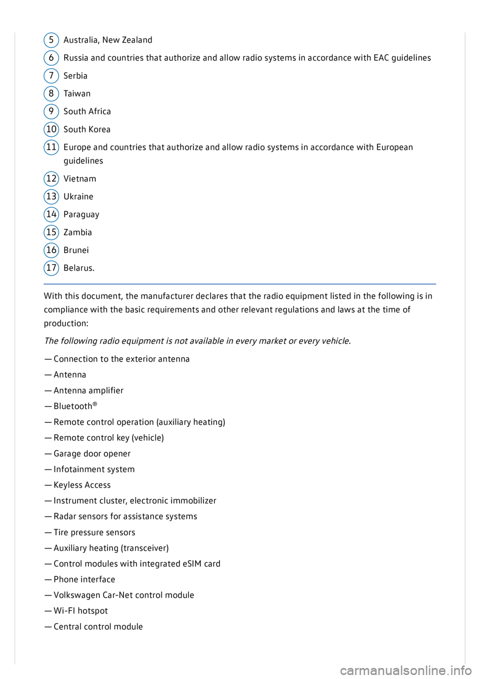 VOLKSWAGEN GOLF MK8 2020  Owners Manual 