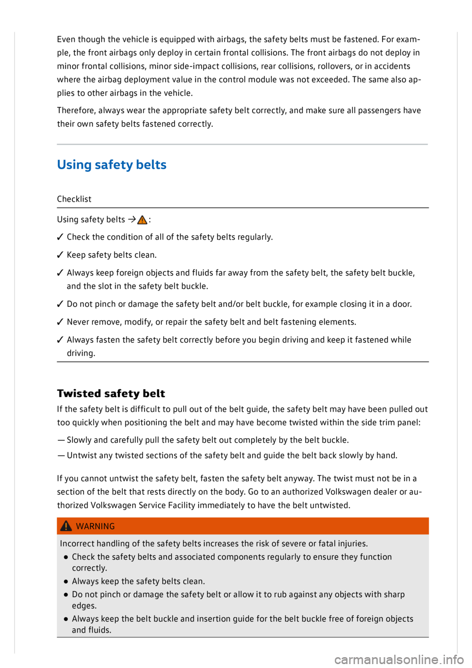 VOLKSWAGEN GOLF MK8 2020  Owners Manual 