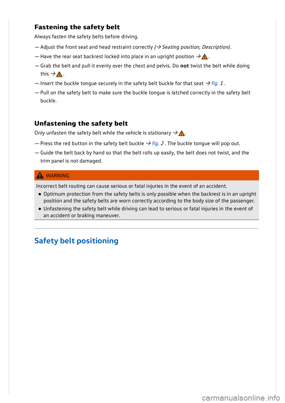 VOLKSWAGEN GOLF MK8 2020  Owners Manual 