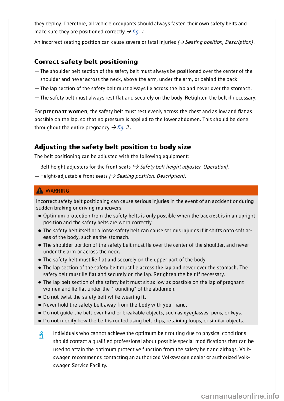 VOLKSWAGEN GOLF MK8 2020  Owners Manual 