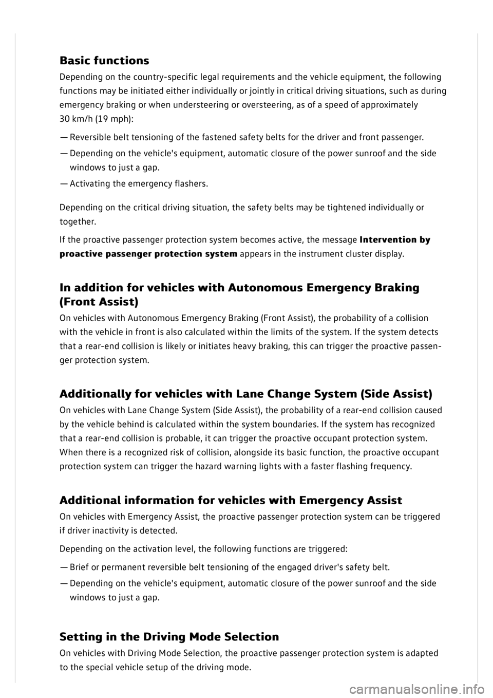 VOLKSWAGEN GOLF MK8 2020  Owners Manual 