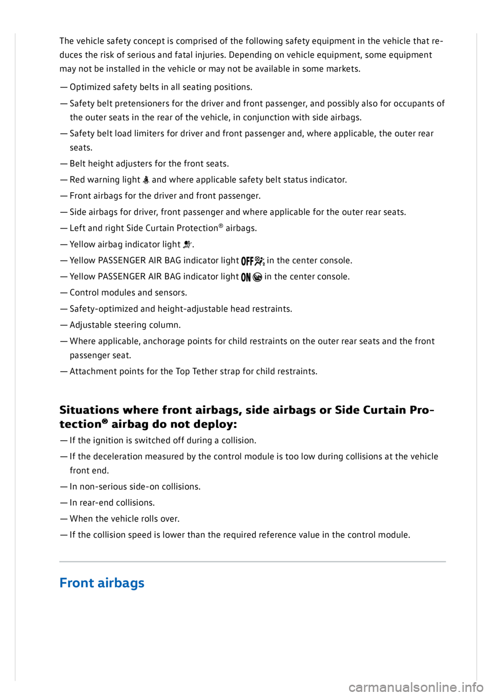 VOLKSWAGEN GOLF MK8 2020  Owners Manual 