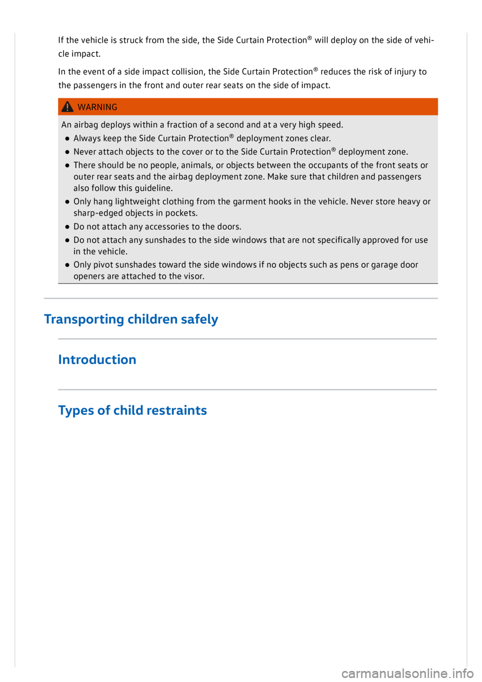 VOLKSWAGEN GOLF MK8 2020  Owners Manual 