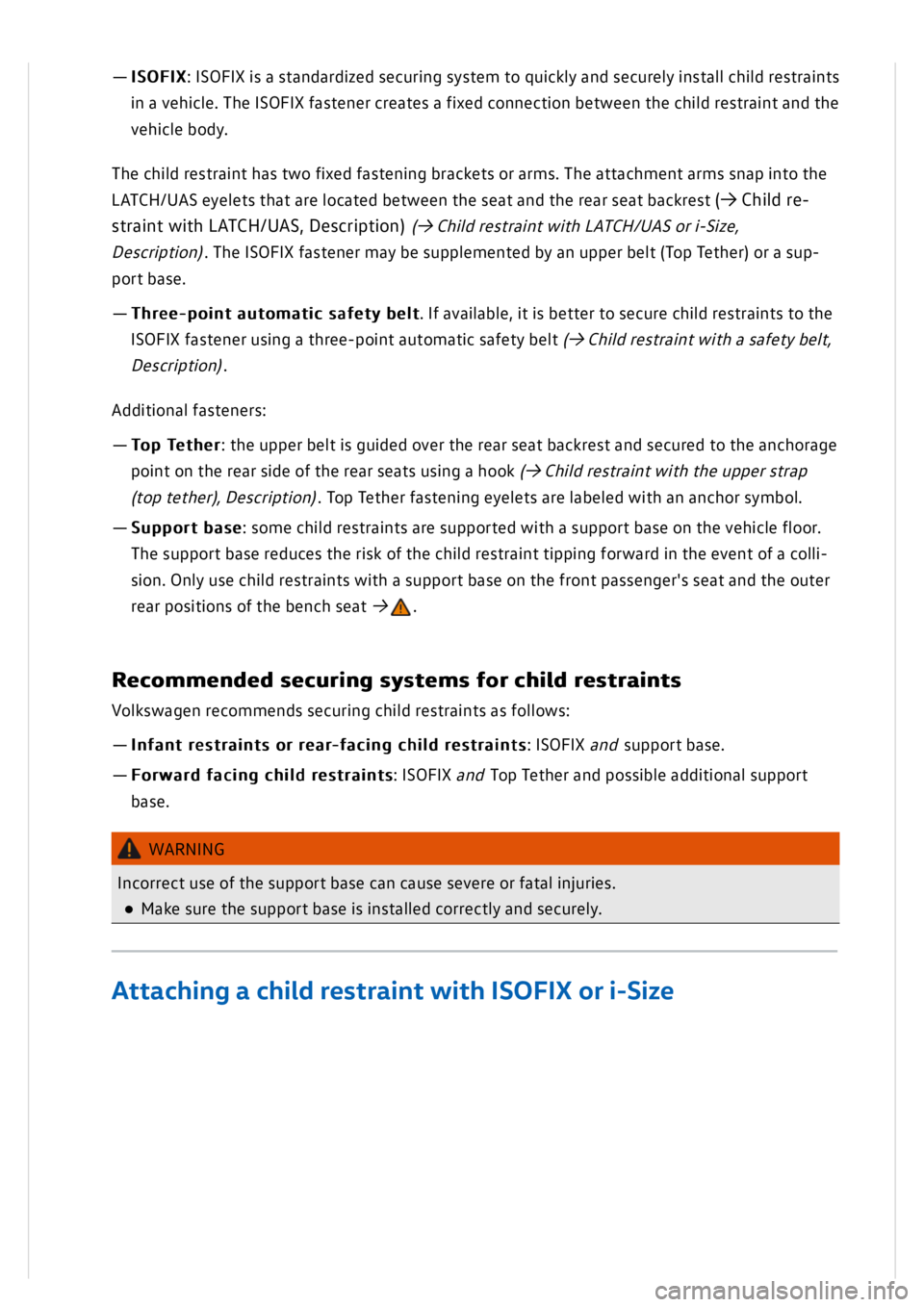 VOLKSWAGEN GOLF MK8 2020  Owners Manual 