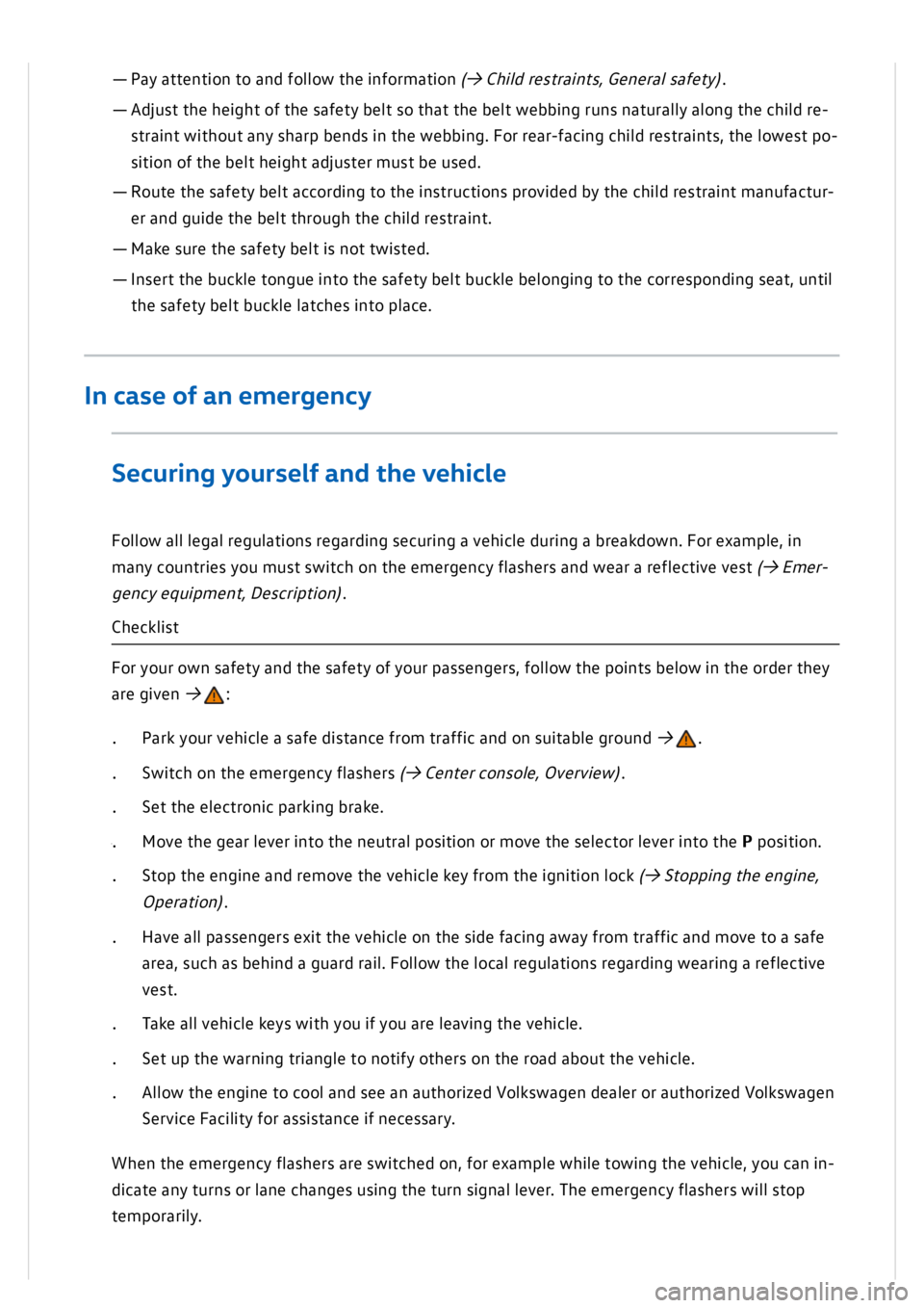 VOLKSWAGEN GOLF MK8 2020  Owners Manual 