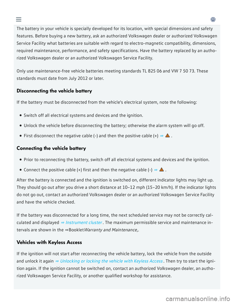 VOLKSWAGEN GOLF MK7 2016  Owners Manual 