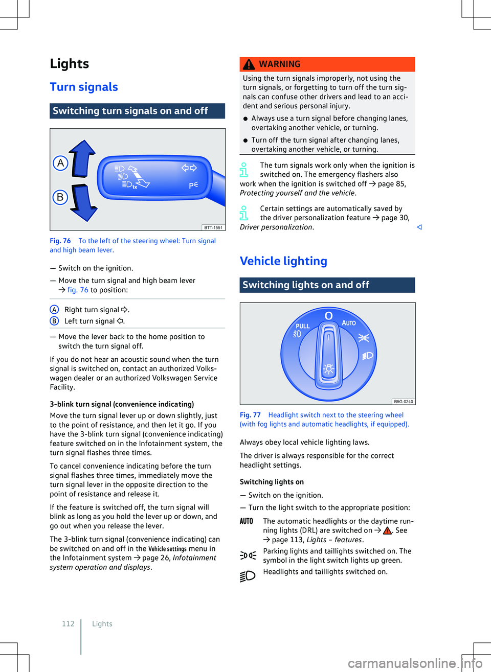 VOLKSWAGEN GOLF 2019  Owners Manual 