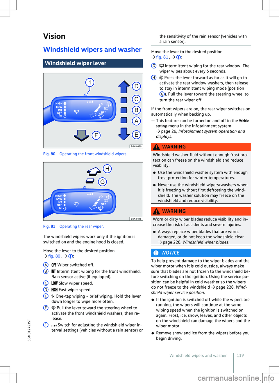 VOLKSWAGEN GOLF 2019  Owners Manual 