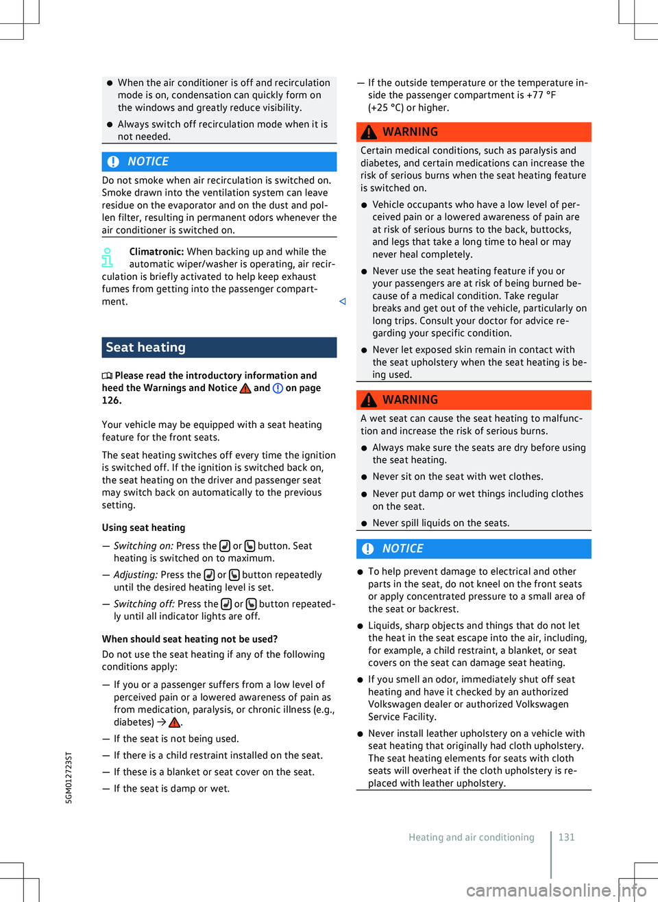 VOLKSWAGEN GOLF 2019  Owners Manual 