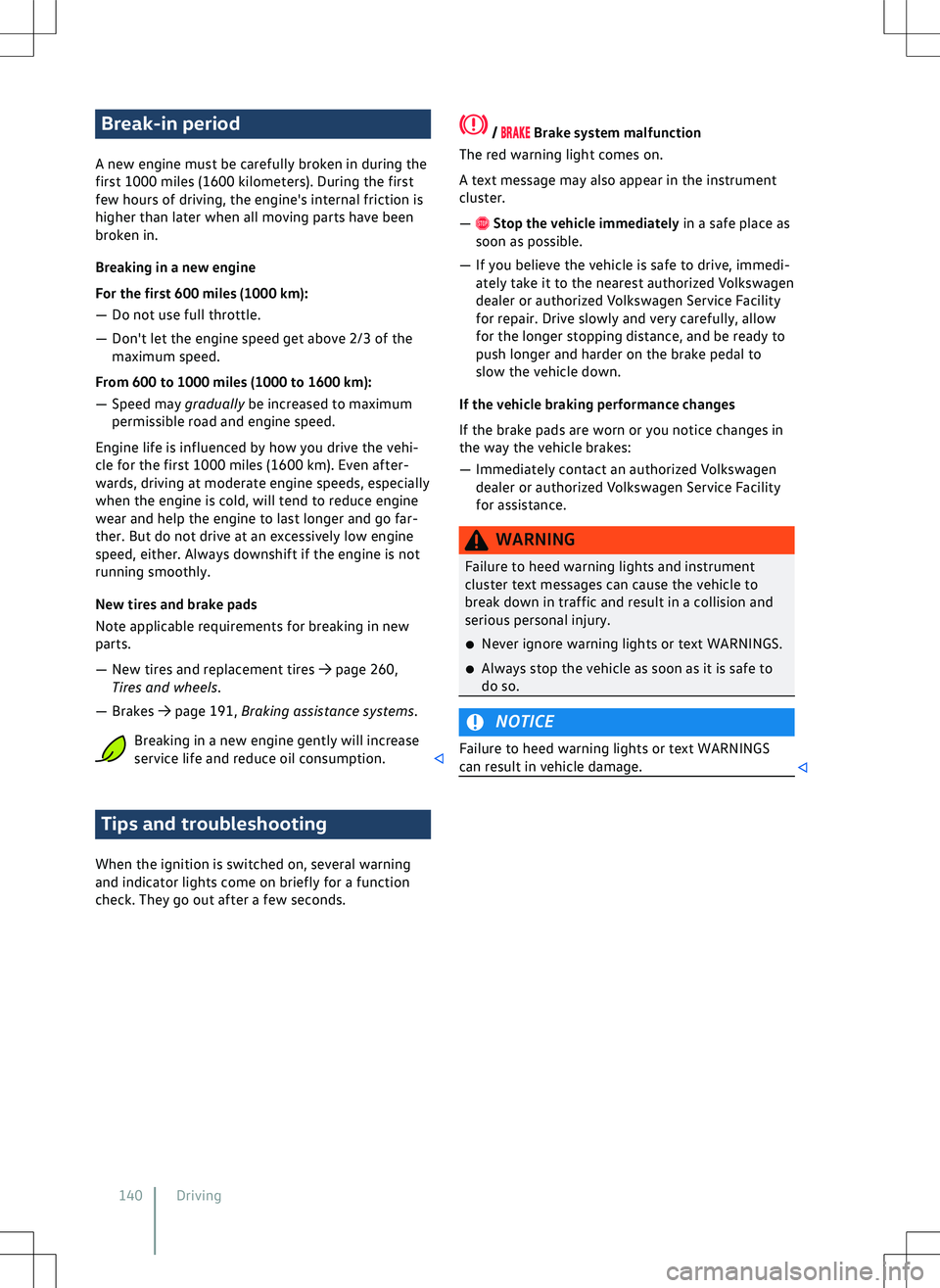 VOLKSWAGEN GOLF 2019  Owners Manual 