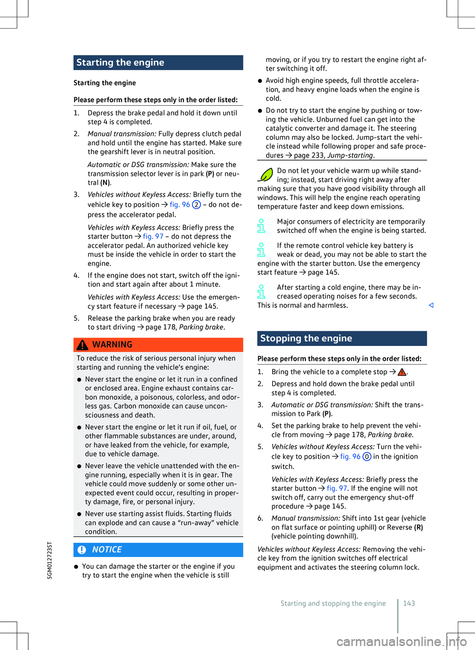 VOLKSWAGEN GOLF 2019  Owners Manual 