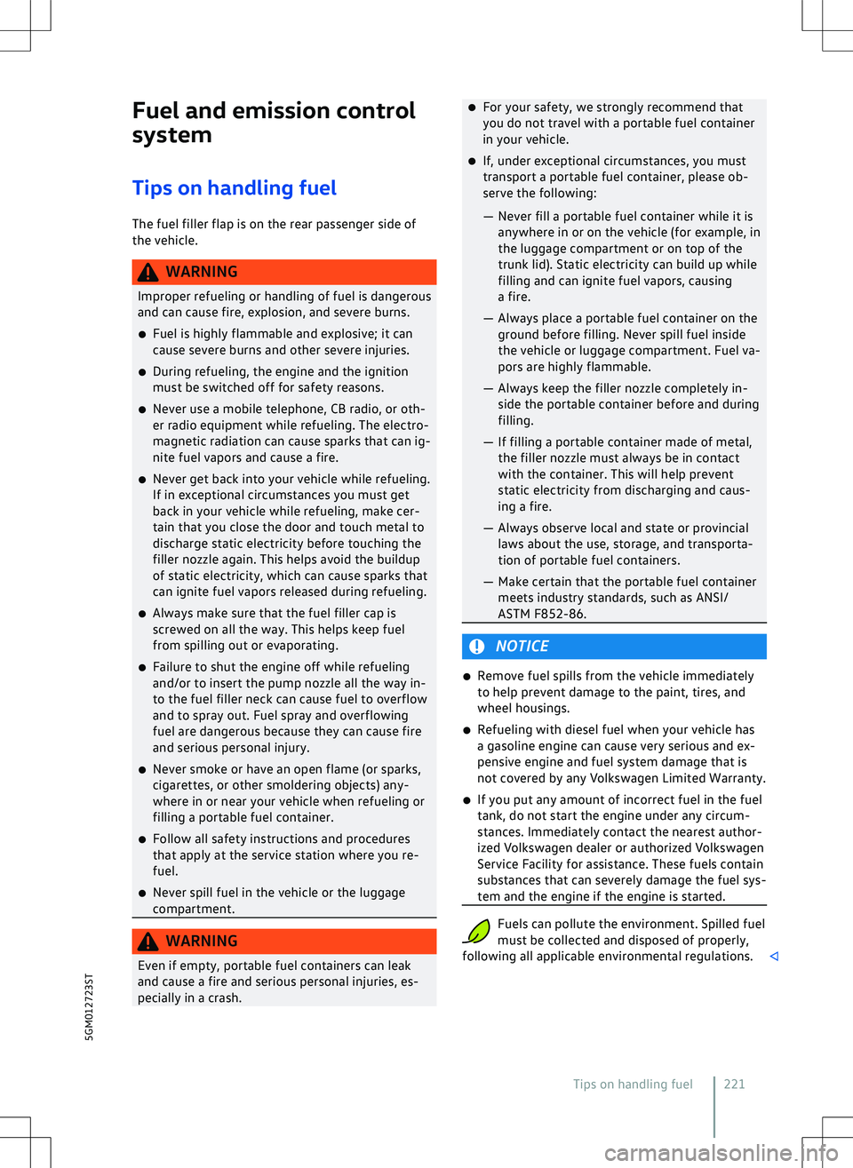 VOLKSWAGEN GOLF 2019  Owners Manual 