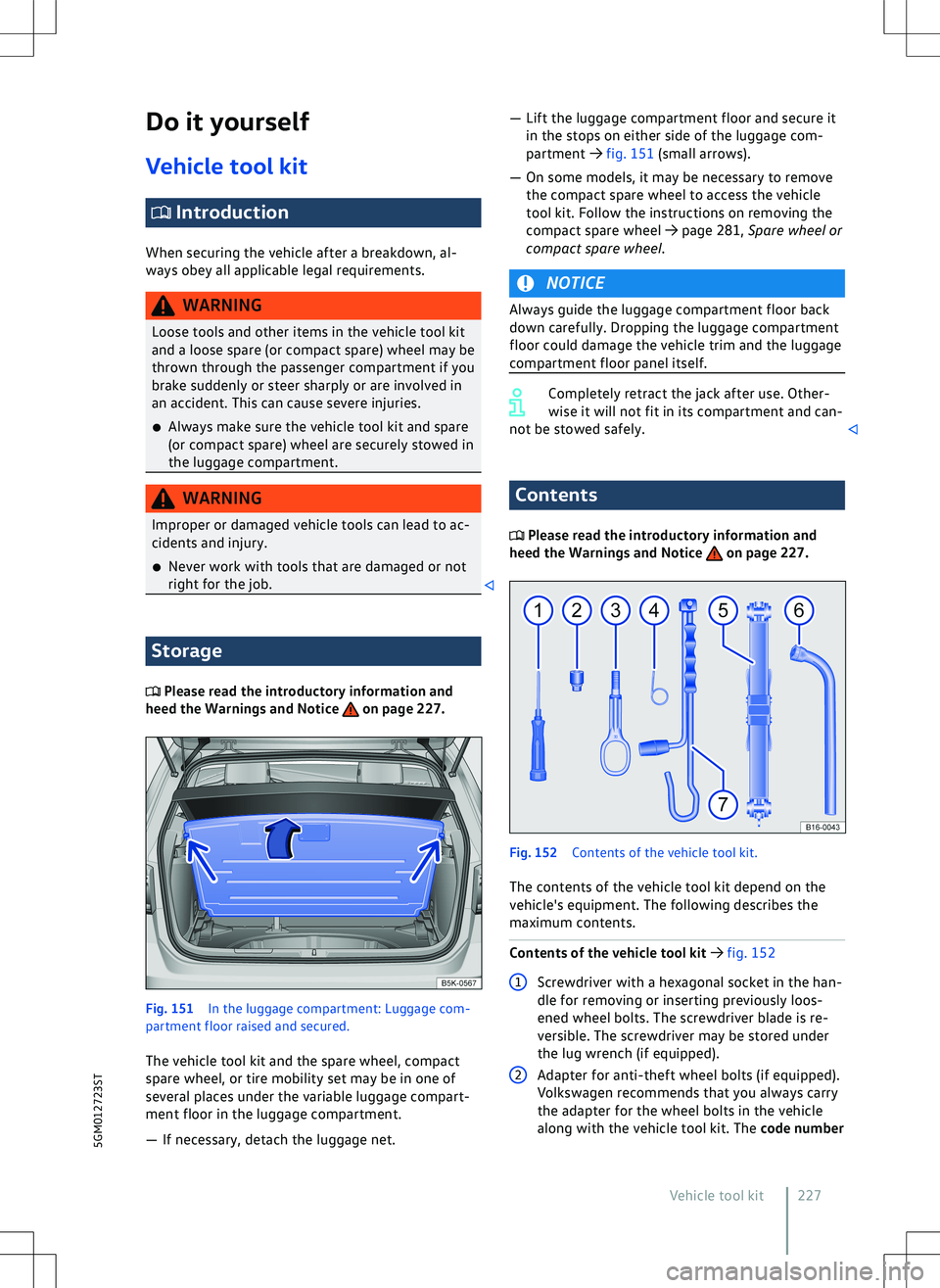 VOLKSWAGEN GOLF 2019  Owners Manual 