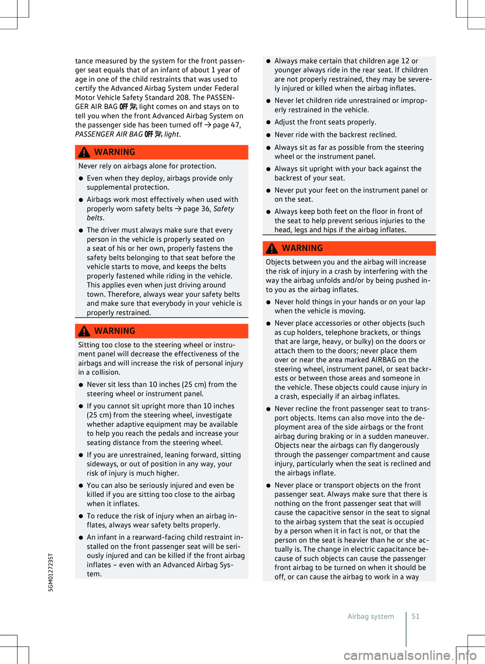 VOLKSWAGEN GOLF 2019  Owners Manual 