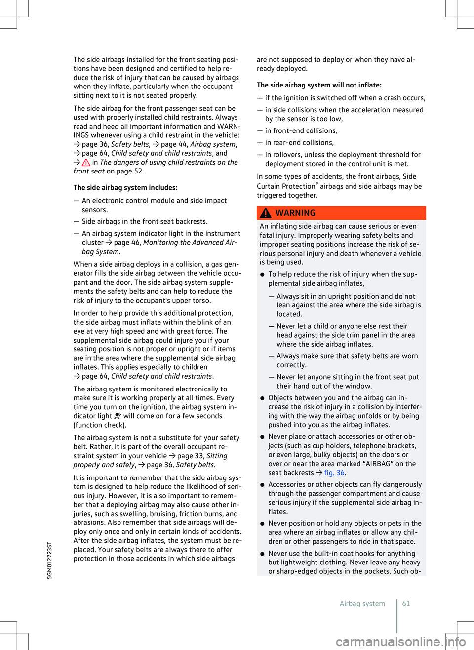 VOLKSWAGEN GOLF 2019  Owners Manual 