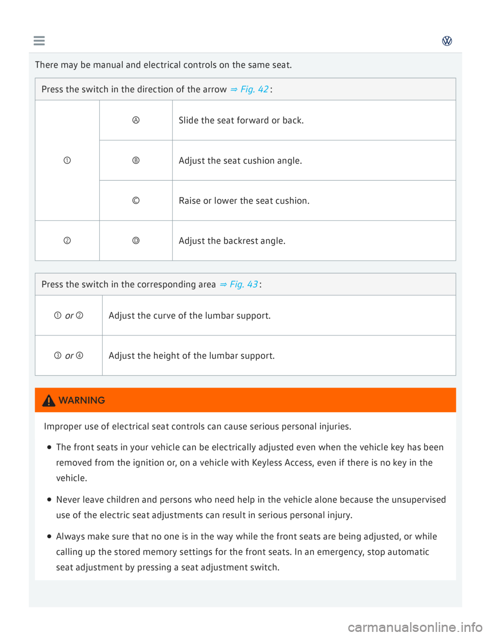 VOLKSWAGEN GOLF 2018  Owners Manual 