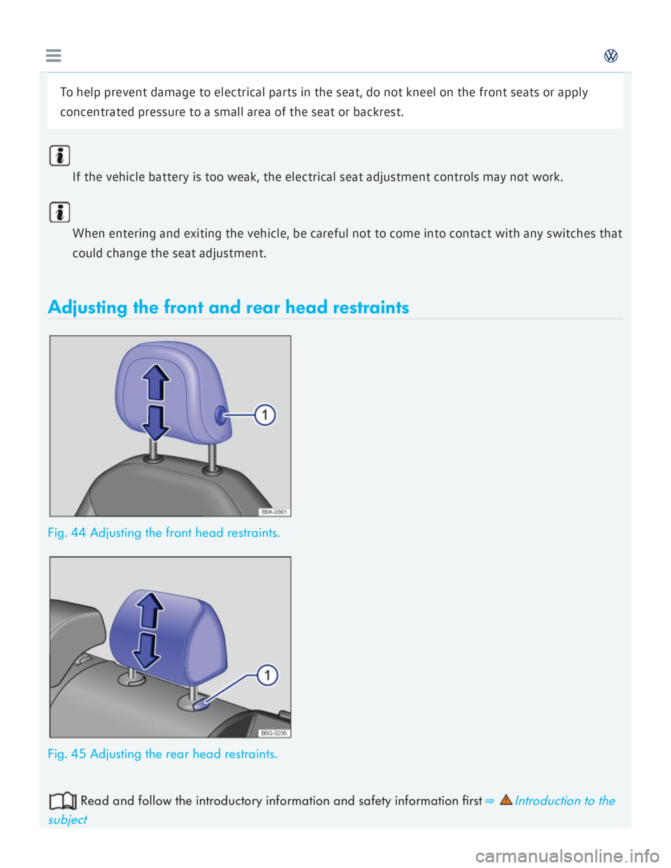 VOLKSWAGEN GOLF 2018  Owners Manual 