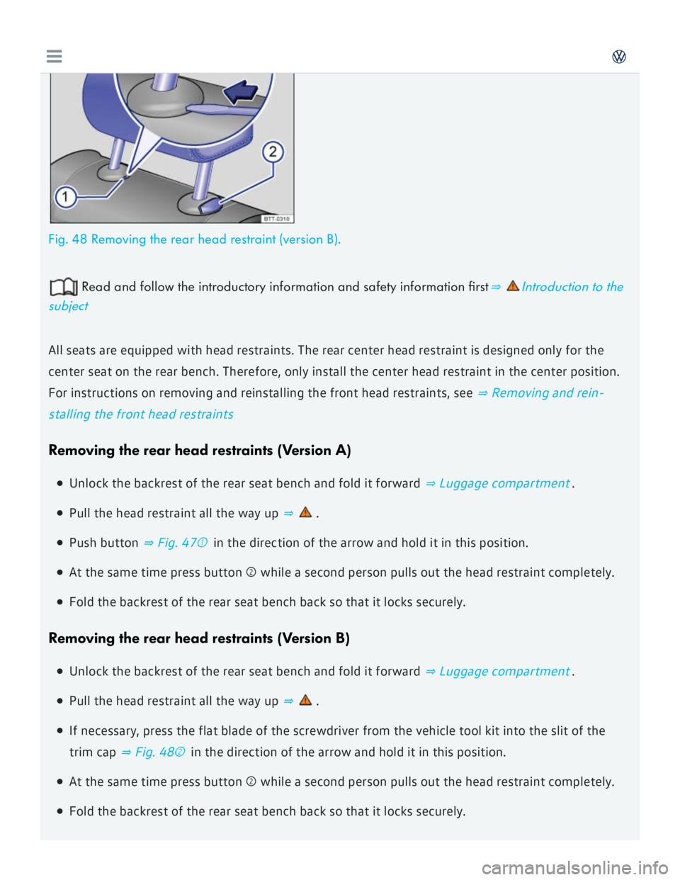 VOLKSWAGEN GOLF 2018  Owners Manual 