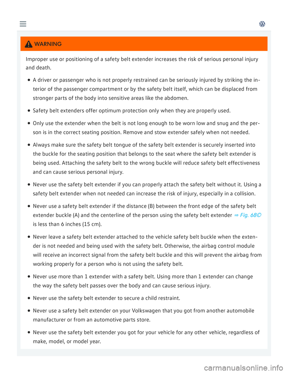 VOLKSWAGEN GOLF 2018  Owners Manual 