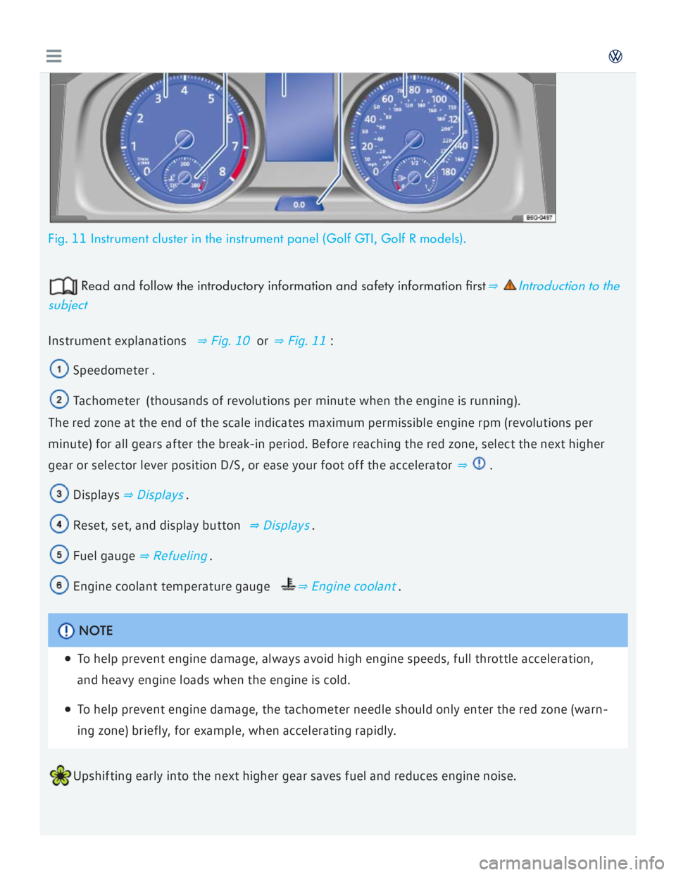 VOLKSWAGEN GOLF 2018  Owners Manual 