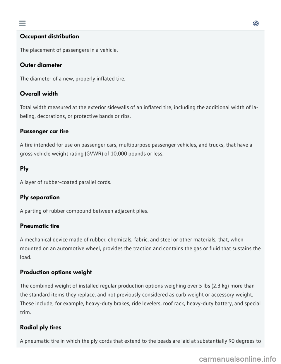 VOLKSWAGEN GOLF 2018  Owners Manual 