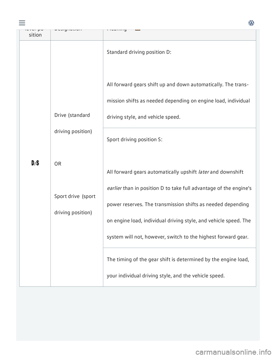 VOLKSWAGEN GOLF 2018  Owners Manual 