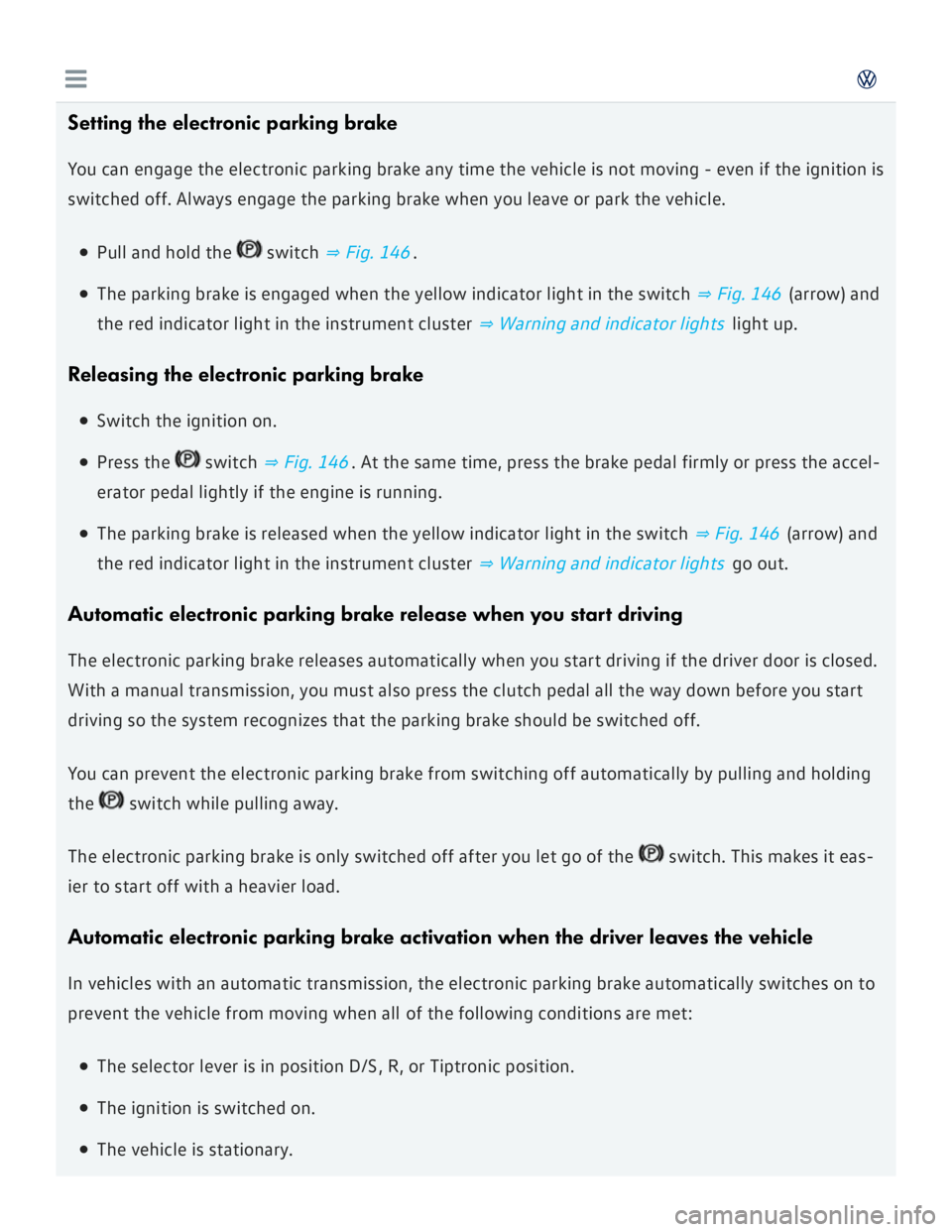 VOLKSWAGEN GOLF 2018  Owners Manual 