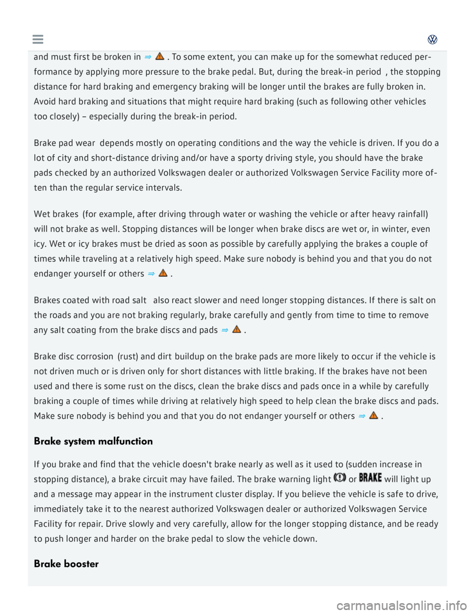 VOLKSWAGEN GOLF 2018  Owners Manual 